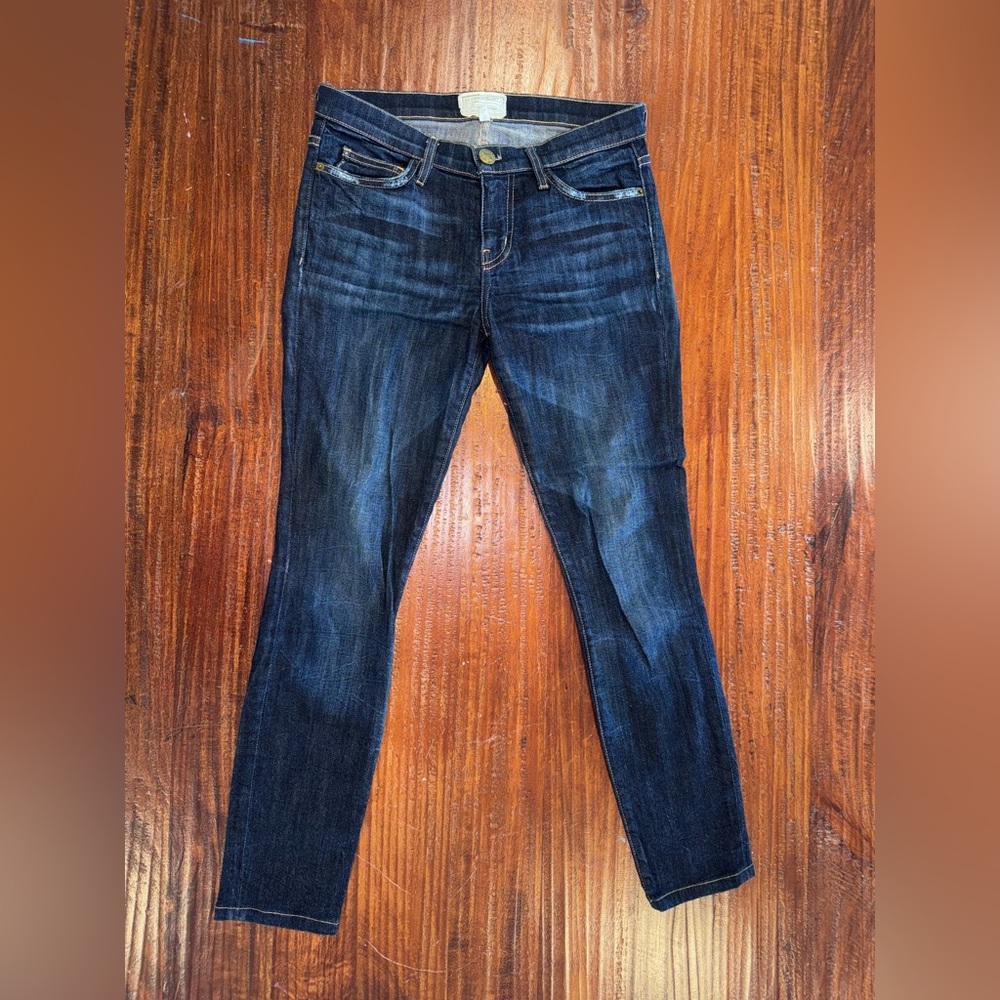 Current/Elliott Dark Indigo Skinny Jeans
